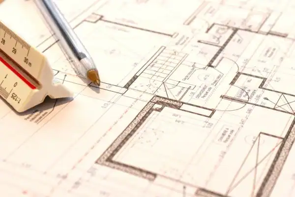 Image of architect Bristol drawings